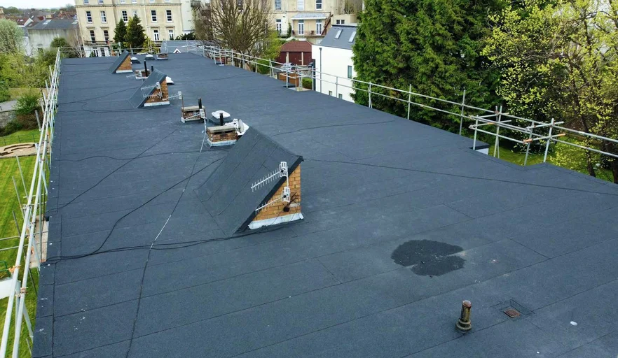 Industrial roof installation
